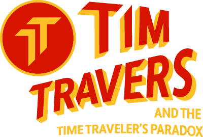 Logo: Tim Travers and the Time Traveler's Paradox